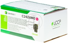 ORIGINAL Lexmark C242XM0 - Toner magenta (Extra High Capacity)