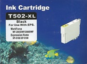Druckerpatrone - alternativ zu Epson 502XL / T02W14010 -  schwarz (High Capacity)