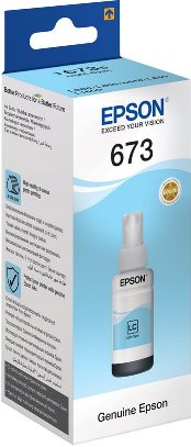 ORIGINAL Epson T6735 / T67354A - Tinte cyan hell