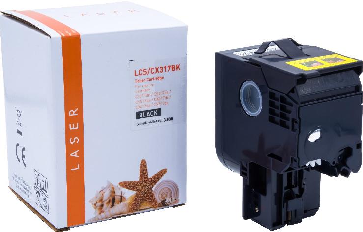 Alternativ-Toner - kompatibel zu Lexmark 71B20K0 - schwarz