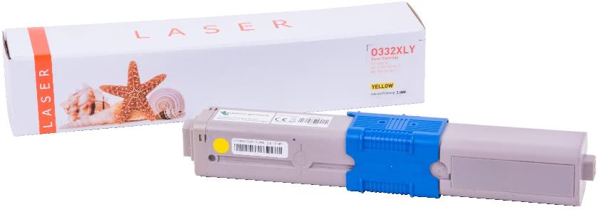 Alternativ-Toner - kompatibel zu OKI 46508709 / C332 - gelb (High Capacity)