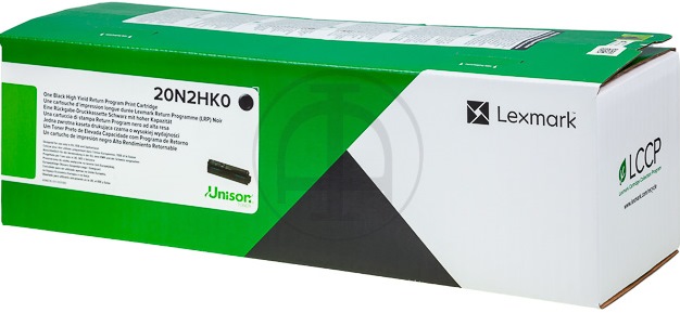 ORIGINAL Lexmark 20N2HK0 - Toner schwarz (High Capacity)