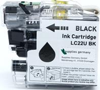 Druckerpatrone - alternativ zu Brother LC-22UBK - schwarz