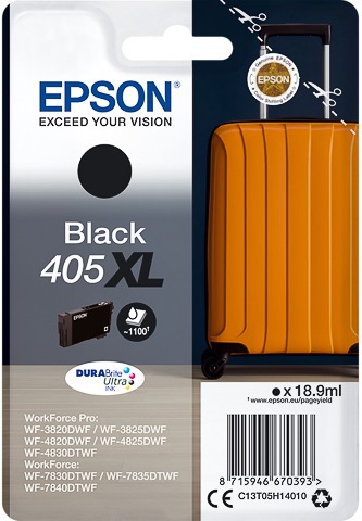 ORIGINAL Epson 405XL / T05H14010 - Druckerpatrone schwarz (High Capacity)