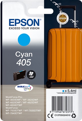ORIGINAL Epson 405 / T05G24010 - Druckerpatrone cyan