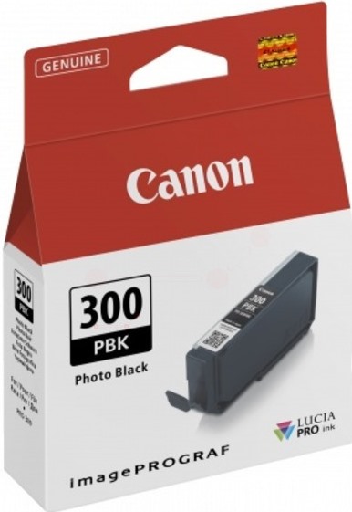 ORIGINAL Canon PFI-300 PBK / 4193C001 - Druckerpatrone schwarz foto