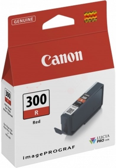 ORIGINAL Canon PFI-300 R / 4199C001 - Druckerpatrone rot