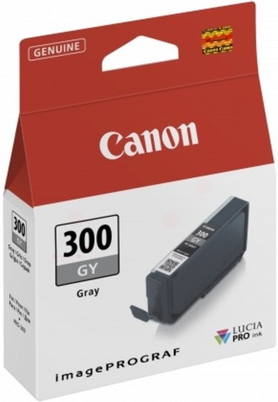 ORIGINAL Canon PFI-300 GY / 4200C001 - Druckerpatrone grau