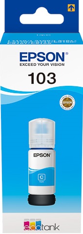 ORIGINAL Epson 103 / T00S24A10 - Tinte cyan