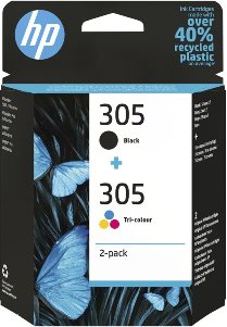 ORIGINAL HP 305 / 6ZD17AE - 2er Pack Druckerpatronen schwarz/color