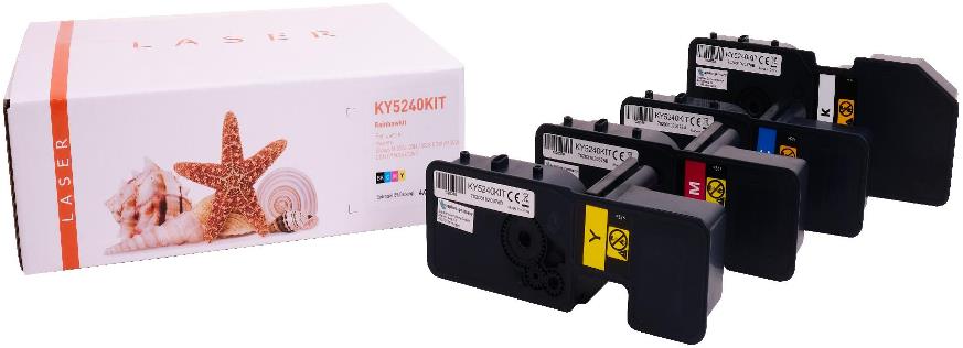 4er Pack Alternativ-Toner - kompatibel zu Kyocera TK-5240