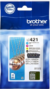 ORIGINAL Brother LC-421 VAL - 4er Pack Druckerpatronen