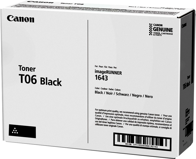 ORIGINAL Canon T06 BK / 3526C002 - Toner schwarz