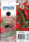 ORIGINAL Epson 503 BK - Druckerpatrone schwarz