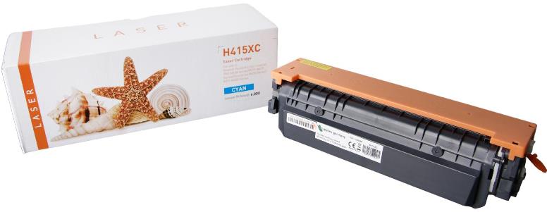 Alternativ-Toner - kompatibel zu HP 415X / W2031X - cyan (High Capacity)