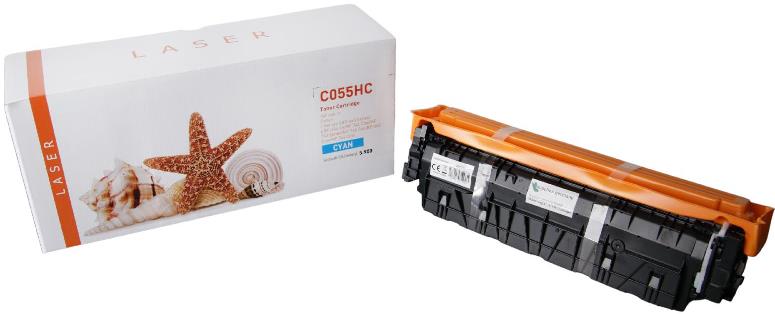 Alternativ-Toner - kompatibel zu Canon 055H / 3019C002 - cyan (High Capacity)