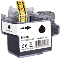 Druckerpatrone - alternativ zu Brother LC-422XL BK - schwarz