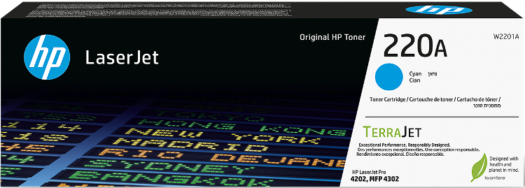 ORIGINAL HP 220A / W2201A - Toner cyan